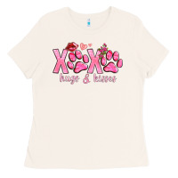 Bone xoxo hugs and kisses paws Ladies Tee - NancyCooperArtShop