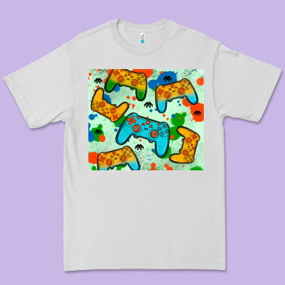Gaming Controller Premium Tee Designed By Jahusdesignshop