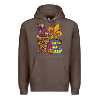 Coffee mardi gras love olivia Premium Hoodie - OliviaCreatesArt