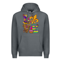 Rock mardi gras love olivia Premium Hoodie - OliviaCreatesArt