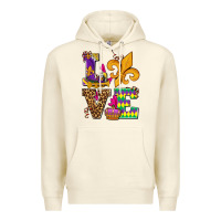 Sandshell mardi gras love olivia Premium Hoodie - OliviaCreatesArt