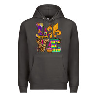 Smoke mardi gras love olivia Premium Hoodie - OliviaCreatesArt
