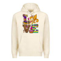 Tofu mardi gras love olivia Premium Hoodie - OliviaCreatesArt