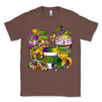 Chestnut Mardi Gras Coffee Cups Classic Tee - BundleAndBundleShop