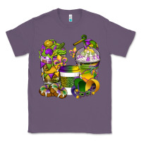 Lavender Mardi Gras Coffee Cups Classic Tee - BundleAndBundleShop
