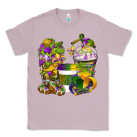Lilac Mardi Gras Coffee Cups Classic Tee - BundleAndBundleShop