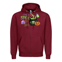 Burgundy i put a spell on you Zipper Hoodie - CowGirlArtShop