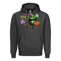 Charcoal Heather i put a spell on you Zipper Hoodie - CowGirlArtShop