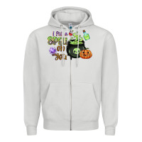 Dove Grey i put a spell on you Zipper Hoodie - CowGirlArtShop