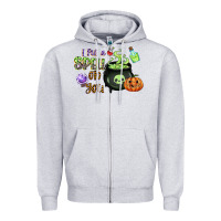 Heather Grey i put a spell on you Zipper Hoodie - CowGirlArtShop