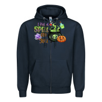 Navy i put a spell on you Zipper Hoodie - CowGirlArtShop