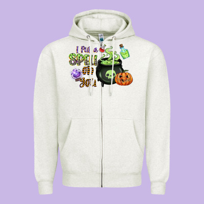 I Put A Spell On You Zipper Hoodie Designed By Cowgirlartshop