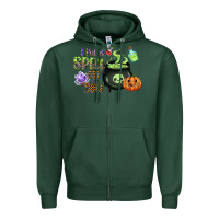 Sports Green i put a spell on you Zipper Hoodie - CowGirlArtShop