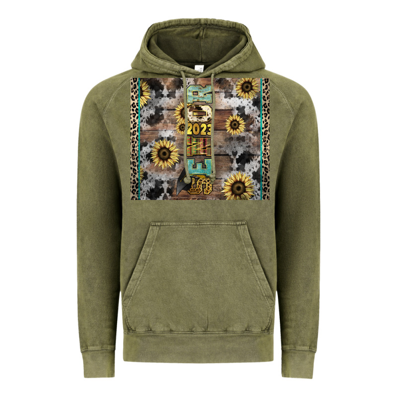 Senior 2023 Western Vintage Hoodie by NancyCooperArtShop | Teevron