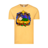 Vintage Mustard baby jesus Vintage Tee - MaliasSmallBusiness