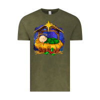 Vintage Olive baby jesus Vintage Tee - MaliasSmallBusiness