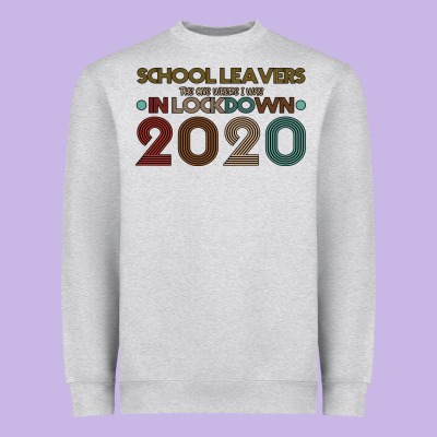School Leavers The One Where I Was In Lockdown 2020 Heavyweight Sweatshirt Designed By Bettercallsaul