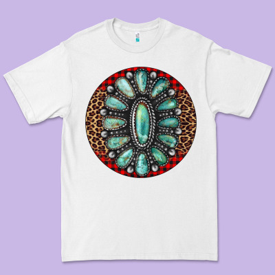 Turquoise Gemstone Christmas Ornament Premium Tee Designed By Jasminsmagicworld