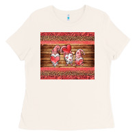 Bone valentines day gnomes leopard Ladies Tee - Jasminsmagicworld
