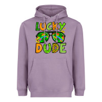 Lavender St. Patrick's Lucky dude Heavyweight Hoodie - OliviaCreatesArt
