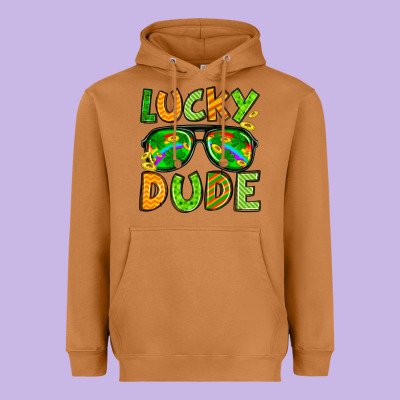 St. Patrick's Lucky Dude Heavyweight Hoodie Designed By Oliviacreatesart