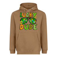 Toasted Coconut St. Patrick's Lucky dude Heavyweight Hoodie - OliviaCreatesArt