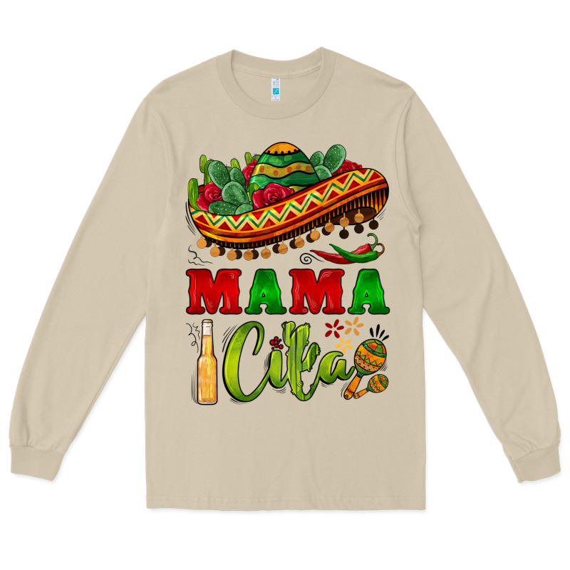 Mama Cita Sombrero Long Sleeve Tee by BarkalooDesign | Teevron