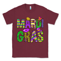 Burgundy Western Mardi Gras Classic Tee - BundleAndBundleShop