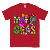Red Western Mardi Gras Classic Tee - BundleAndBundleShop