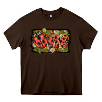 Chocolate Brown ladybug one background Heavy Core Tee - BarkalooDesign