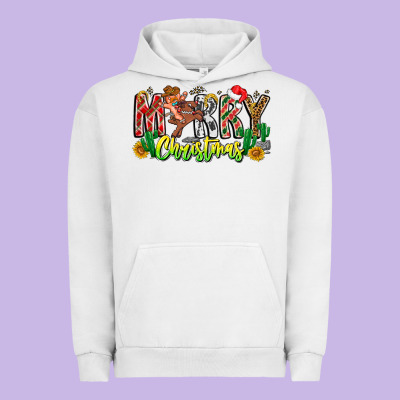 Merry Christmas Urban Hoodie Designed By Cowhidedigitalart