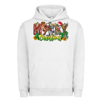 Pigment Lunar Rock Merry Christmas Urban Hoodie - CowhideDigitalArt