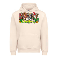 Sandshell Merry Christmas Urban Hoodie - CowhideDigitalArt