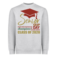 Heather Grey Senior Skip Day Champions Class Of 2020 Heavyweight Sweatshirt - Bettercallsaul