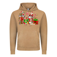 Vintage Camel Santa coffee cups Vintage Hoodie - NancyCooperArtShop