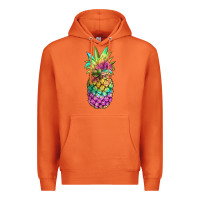 Carrot tie dye pineapple Premium Hoodie - JahusDesignShop