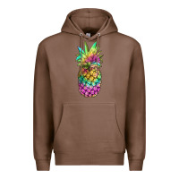 Chestnut tie dye pineapple Premium Hoodie - JahusDesignShop