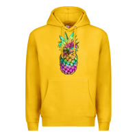 Lemon tie dye pineapple Premium Hoodie - JahusDesignShop
