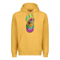 Mustard tie dye pineapple Premium Hoodie - JahusDesignShop