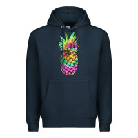 Navy tie dye pineapple Premium Hoodie - JahusDesignShop