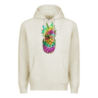 Oatmeal Heather tie dye pineapple Premium Hoodie - JahusDesignShop