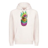 Pale Pink tie dye pineapple Premium Hoodie - JahusDesignShop