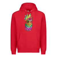 Red tie dye pineapple Premium Hoodie - JahusDesignShop
