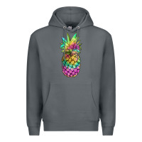 Rock tie dye pineapple Premium Hoodie - JahusDesignShop