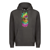 Smoke tie dye pineapple Premium Hoodie - JahusDesignShop