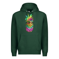 Sports Green tie dye pineapple Premium Hoodie - JahusDesignShop