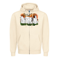 Sandshell ghost horses halloween Zipper Hoodie - CowGirlArtShop