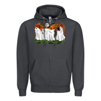 Smoke ghost horses halloween Zipper Hoodie - CowGirlArtShop