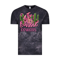 Cloud Black barbie cowgirl Vintage Tee - MaliasSmallBusiness