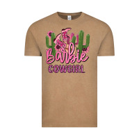 Vintage Coffee barbie cowgirl Vintage Tee - MaliasSmallBusiness